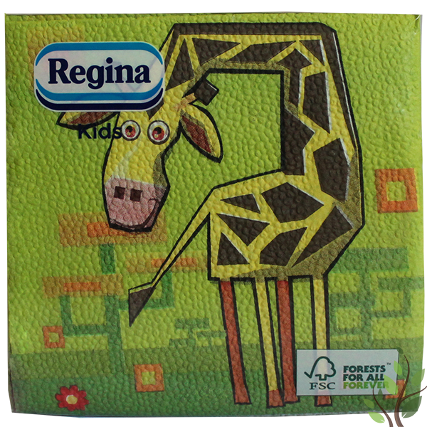 Regina szalvéta 1 rétegű 45 lap 30x29cm kids