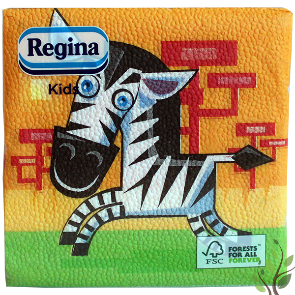 Regina szalvéta 1 rétegű 45 lap 30x29cm kids