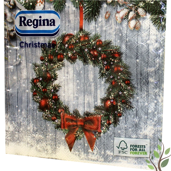 Regina szalvéta 3 réteg 15 lap 33x33 karácsonyi
